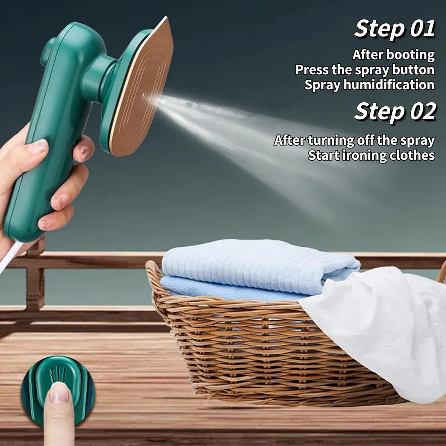 Portable Mini Steam Iron